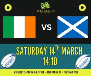 Ireland vs Scotland Saturday 14th March 14:10