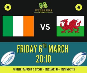 6th March - Ireland vs Wales - 20:10